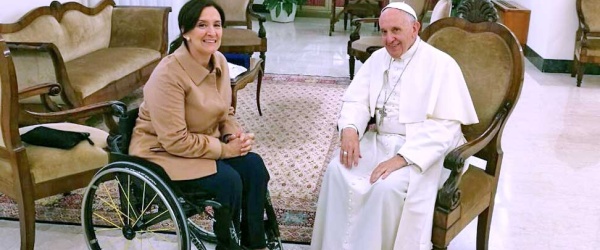 El papa Francisco recibe en audiencia a la vicepresidenta Gabriela Michetti