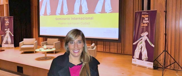 Constanza Figueroa representa a Salta en el seminario internacional 'Mujeres que hacen ciudad'