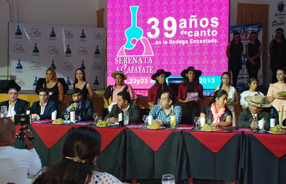 Presentación de la Serenata a Cafayate 