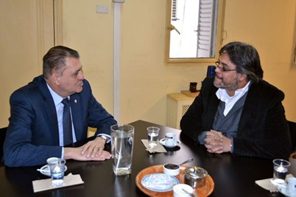 El ministro Loutaif y Guillermo Parodi