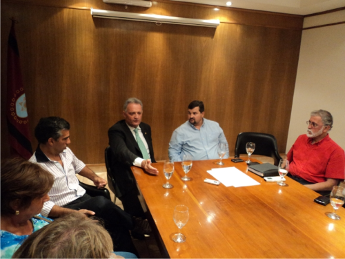Reunión en la Cámara de Comercio