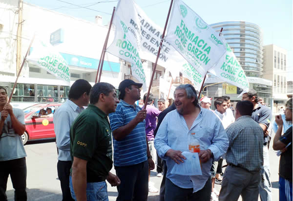 Protesta en el centro de Salta