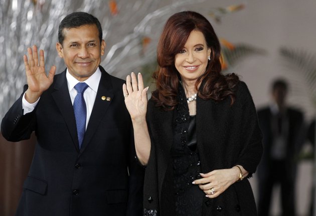 Ollanta Humala y Cristina Kirchner