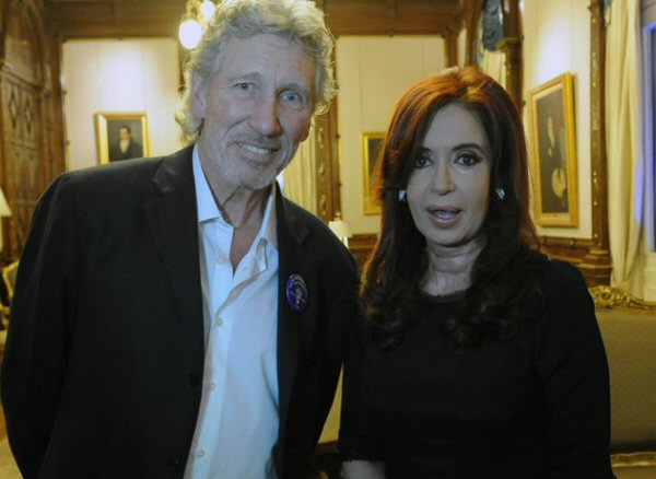 Roger Waters y Cristina Kirchner