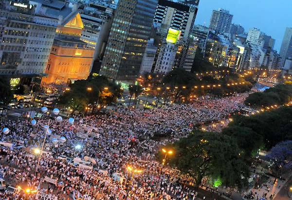 Manifestación del 8N en Buenos Aires