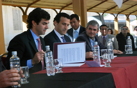 Firma del convenio