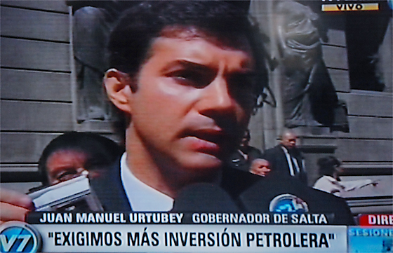 Urtubey entrevistado en el Congreso