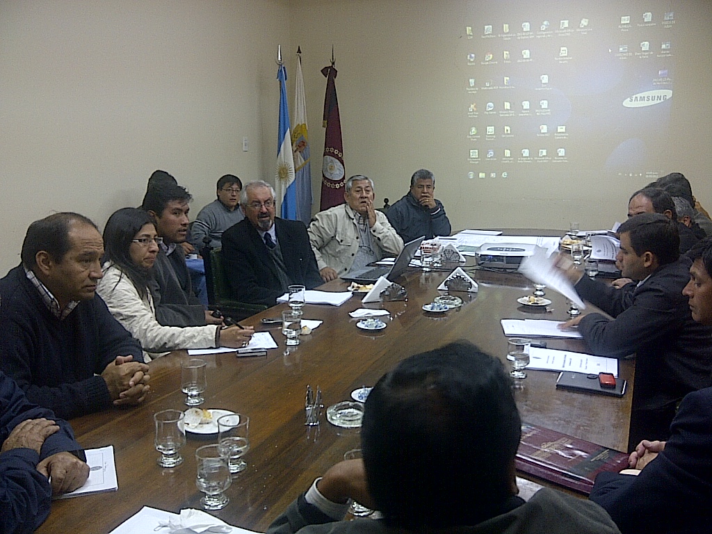 Reunión en la Cámara de Senadores