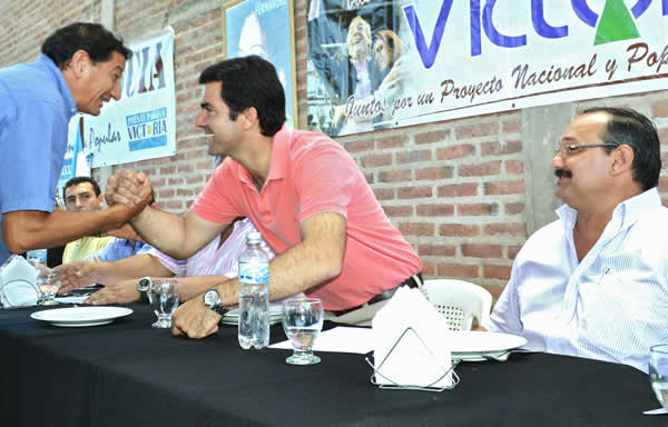 Urtubey en el acto del Partido de la Victoria