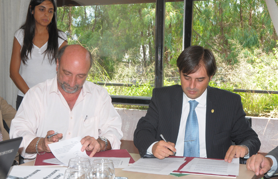 Firma del convenio